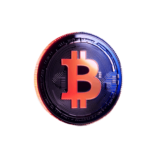 Carte de données analytiques du marché crypto en affichage flottant
